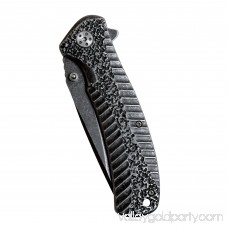 Kershaw Starter Folding Pocket Knife (1301BW); 4Cr14 Steel Blade With Black-Oxide BlackWash Finish, SpeedSafe Assisted, Single-Position Deep Carry Clip; 3.5 oz., 3.5 In. Blade, 7.9 In. Overall Length 552946061